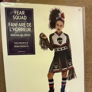 Zombie cheerleader Kids Costume - size 8/10